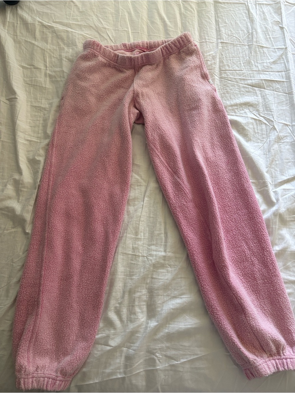 Cozy Pink Fleece Joggers for